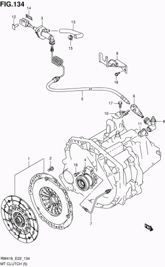 7. Transmission | Suzuki SX4 RW419 RW419D (MAGYAR) Parts Catalogs 