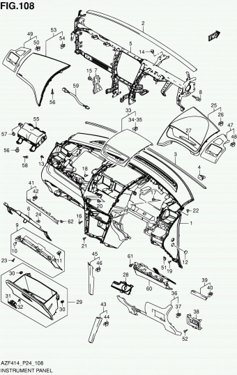 14. Interior Trim | Suzuki Swift AZF414 AZF414 (P24) Parts 