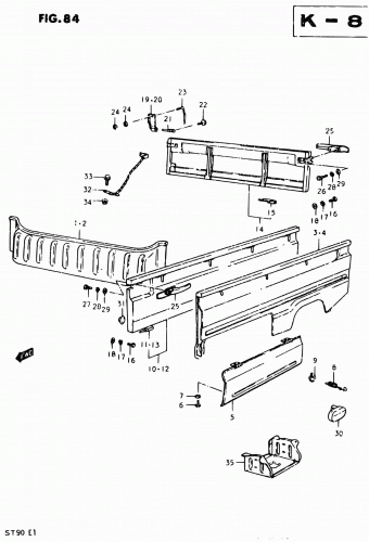 14. Interior Trim | Suzuki Carry/Supercarry/Every ST90 ST90 Parts 