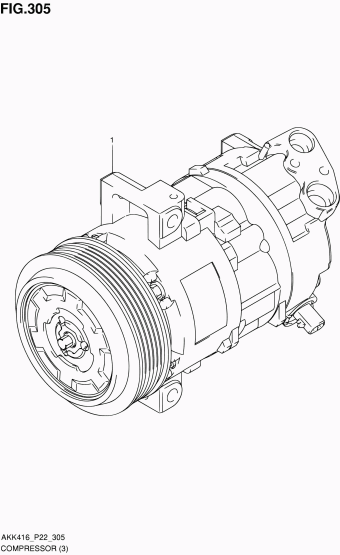 15. Air Conditioning | Suzuki SX4 AKK416 AKK416 (P02,P22,P24,P90 