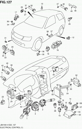 9. Electrical | Suzuki Grand Vitara JB416 JB416X-4 Parts Catalogs 
