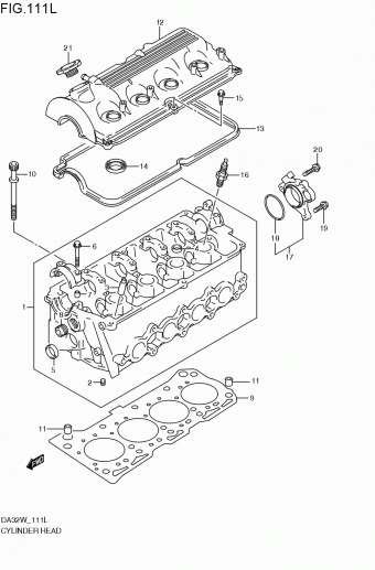 Engine / Fuel tank | Suzuki Carry/Every DA32W Parts Catalogs