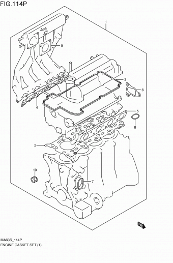 Engine / Fuel tank | Suzuki Wagon R K10A 4V Parts Catalogs | PartSouq