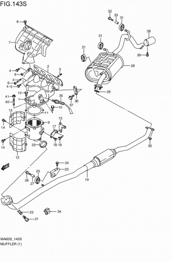 Engine / Fuel tank | Suzuki Wagon R K10A 4V Parts Catalogs | PartSouq