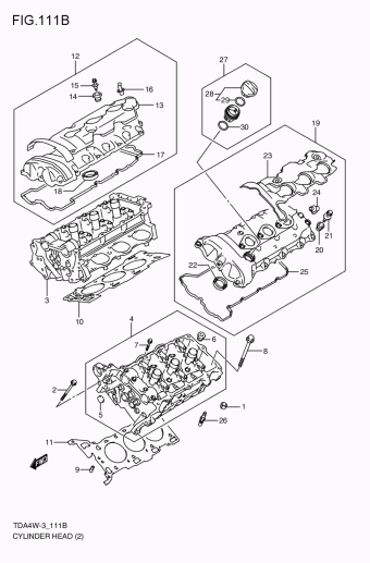 Engine / Fuel tank | Suzuki Escudo TDA4W-3 Parts Catalogs | PartSouq