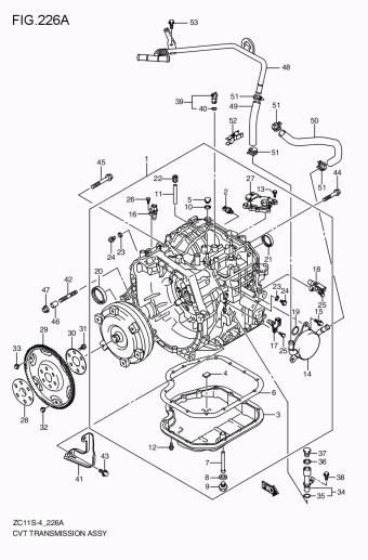 Clutch / Transmission | Suzuki Kei/Swift K12B 2WD Parts Catalogs 