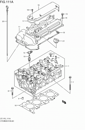 Engine / Fuel tank | Suzuki Kei/Swift ZC11S 200409 Parts Catalogs 