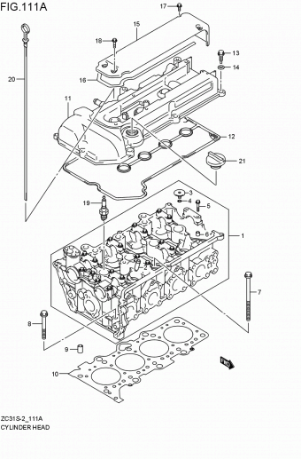 Engine / Fuel tank | Suzuki Kei/Swift ZC31S-2 200704 Parts 