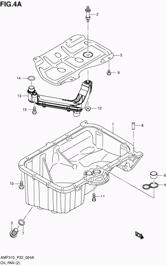 Alto - A-Star/Celerio/800/Fronte/Cultus AMF310 AMF310-3 (E02,E22)