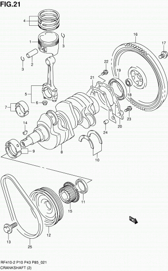 Alto - A-Star/Celerio/800/Fronte/Cultus RF308 RF308-3