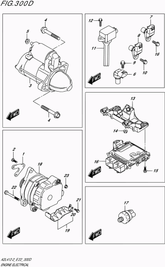 Swift A2L412 A2L412-2 (E02,E22)