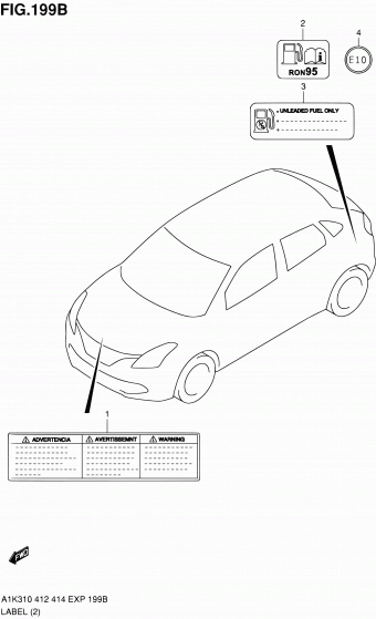 Baleno/Esteem A1K412 A1K412-2 (E02,E22)