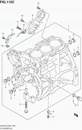 Alto - A-Star/Celerio/800/Fronte/Cultus AVK310 AVK310 (P02,P22)