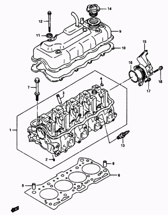 Vitara/Sidekick SE416 SE416 (E03,E33:MY 1990)