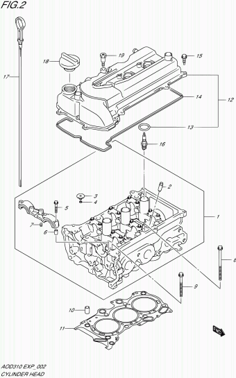 Alto - A-Star/Celerio/800/Fronte/Cultus AOD310 AOD310 (E85,E96)