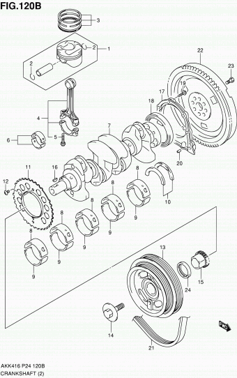 SX4/S-Cross AKK414 AKK414-2 (E24,E90,E38,E54)
