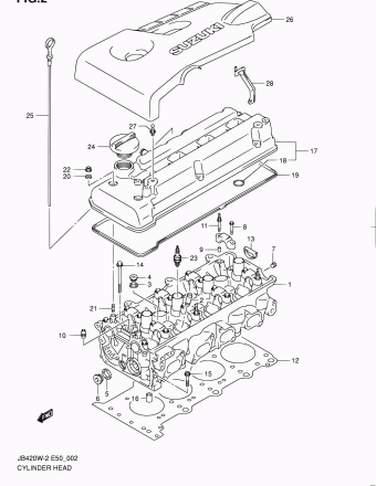 Grand Vitara JB420 JB420W-2 (E50)