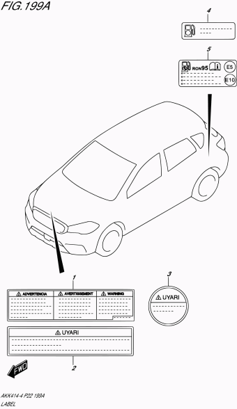 SX4/S-Cross AKK310-4 AKK310-4 (E02,E22)