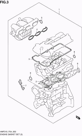 Alto - A-Star/Celerio/800/Fronte/Cultus AMF310 AMF310-2 (E06,E24,E30,E35,E38)