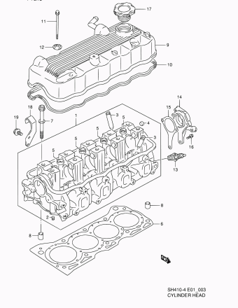 Alto - A-Star/Celerio/800/Fronte/Cultus SH410 SH410-4 (Maruti)
