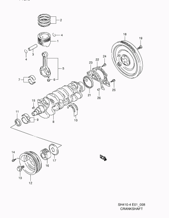 Alto - A-Star/Celerio/800/Fronte/Cultus SH410 SH410-4 (Maruti)