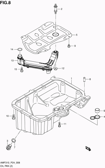 Alto - A-Star/Celerio/800/Fronte/Cultus AMF310 AMF310-2 (E06,E24,E30,E35,E38)