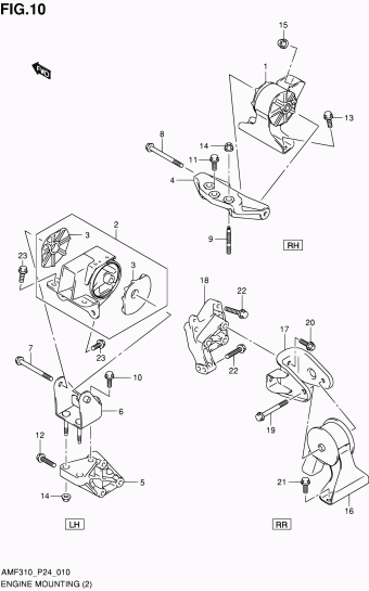 Alto - A-Star/Celerio/800/Fronte/Cultus AMF310 AMF310-2 (E43)