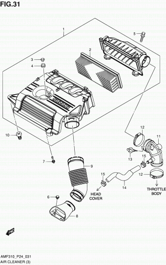 Alto - A-Star/Celerio/800/Fronte/Cultus AMF310 AMF310 (E10,E43,E85)