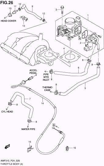 Alto - A-Star/Celerio/800/Fronte/Cultus AMF310 AMF310 (E10,E43,E85)