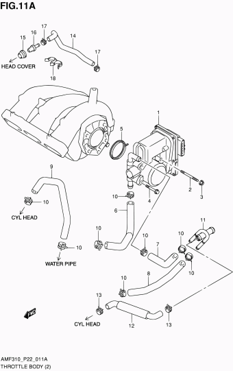 Alto - A-Star/Celerio/800/Fronte/Cultus AMF310 AMF310-3 (E02,E22)