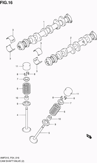 Alto - A-Star/Celerio/800/Fronte/Cultus AMF310 AMF310-2 (E06,E24,E30,E35,E38)