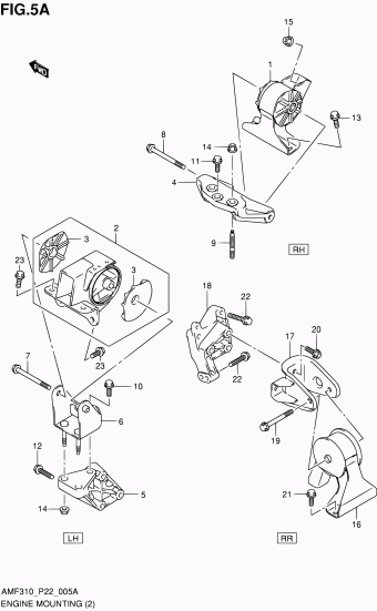 Alto - A-Star/Celerio/800/Fronte/Cultus AMF310 AMF310-3 (E02,E22)