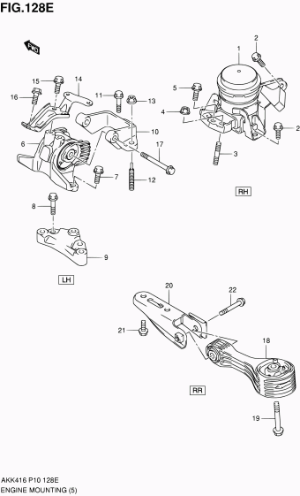SX4/S-Cross AKK416 AKK416 (E10,E96,E48,E71,E85)