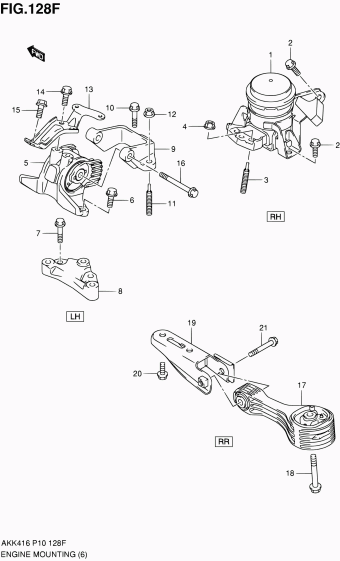SX4/S-Cross AKK416 AKK416 (E10,E96,E48,E71,E85)