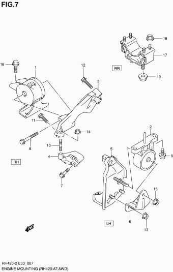 Aerio RH420 RH420-2 (E03,E28,E33:MY 2003)