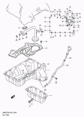 Grand Vitara JB627 JB627W-2 (E09,E10,E43,E85,E96)