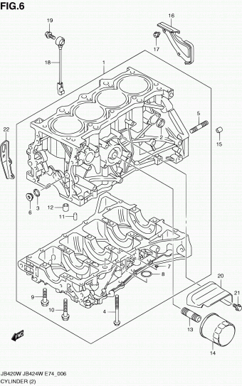 Grand Vitara JB424 JB424W-4 (E74)