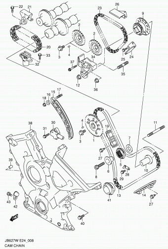Grand Vitara JB627 JB627W-2 (E09,E10,E43,E85,E96)