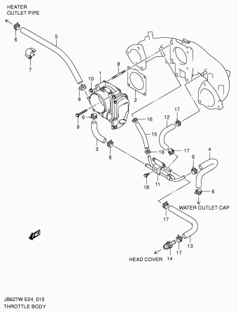 Grand Vitara JB627 JB627W-2 (E09,E10,E43,E85,E96)