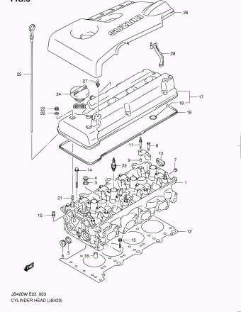 Grand Vitara JB420 JB420W-2 (E85)