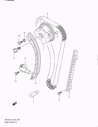 Grand Vitara JB416 JB416X-7 (E10,E96)