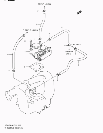 Grand Vitara JB416 JB416X-7 (E10,E96)