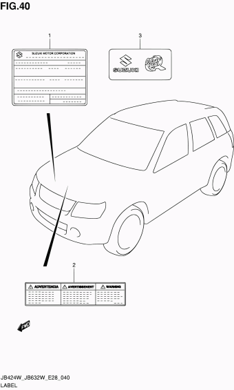 Grand Vitara JB424 JB424W (E28:MY 2009)