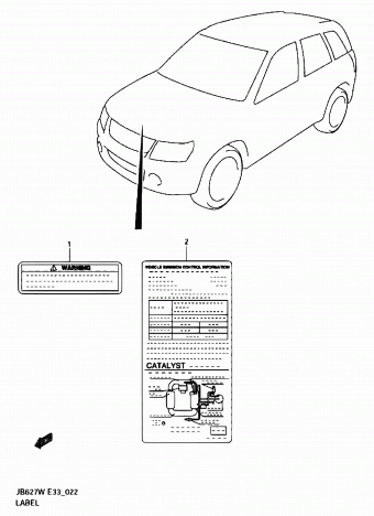 Grand Vitara JB627 JB627W (E33:MY 2006)
