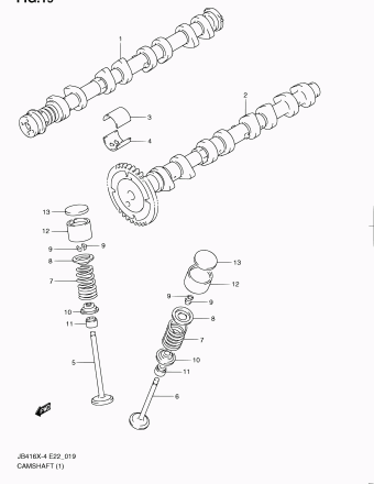 Grand Vitara JB416 JB416X-7 (E10,E96)