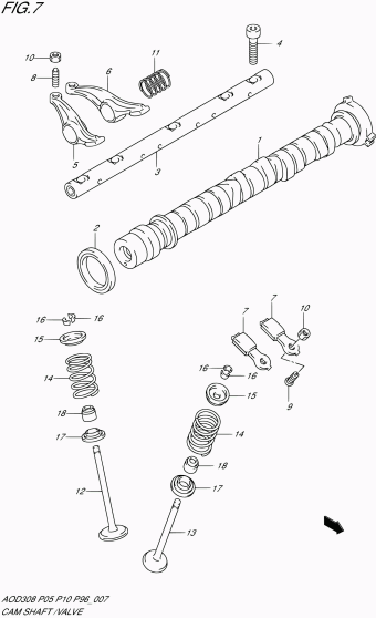 Alto - A-Star/Celerio/800/Fronte/Cultus AOD308 AOD308 (E10,E96)
