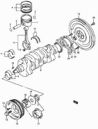 Baleno/Esteem SY416 SY416 (E03,E28,E33,E60:MY 1997)