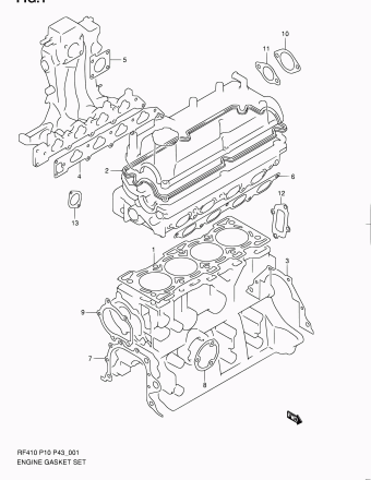 Alto - A-Star/Celerio/800/Fronte/Cultus RF410 RF410 (MY 2005)