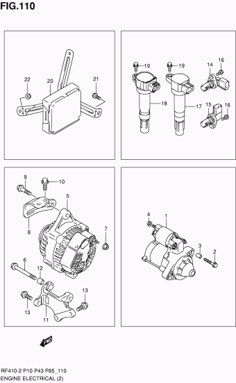 Alto - A-Star/Celerio/800/Fronte/Cultus RF308 RF308-3