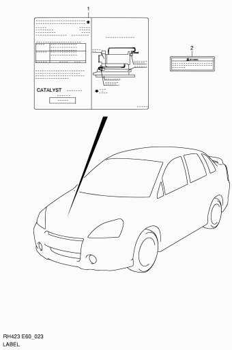 Aerio RH423 RH423 (E60:MY 2007)